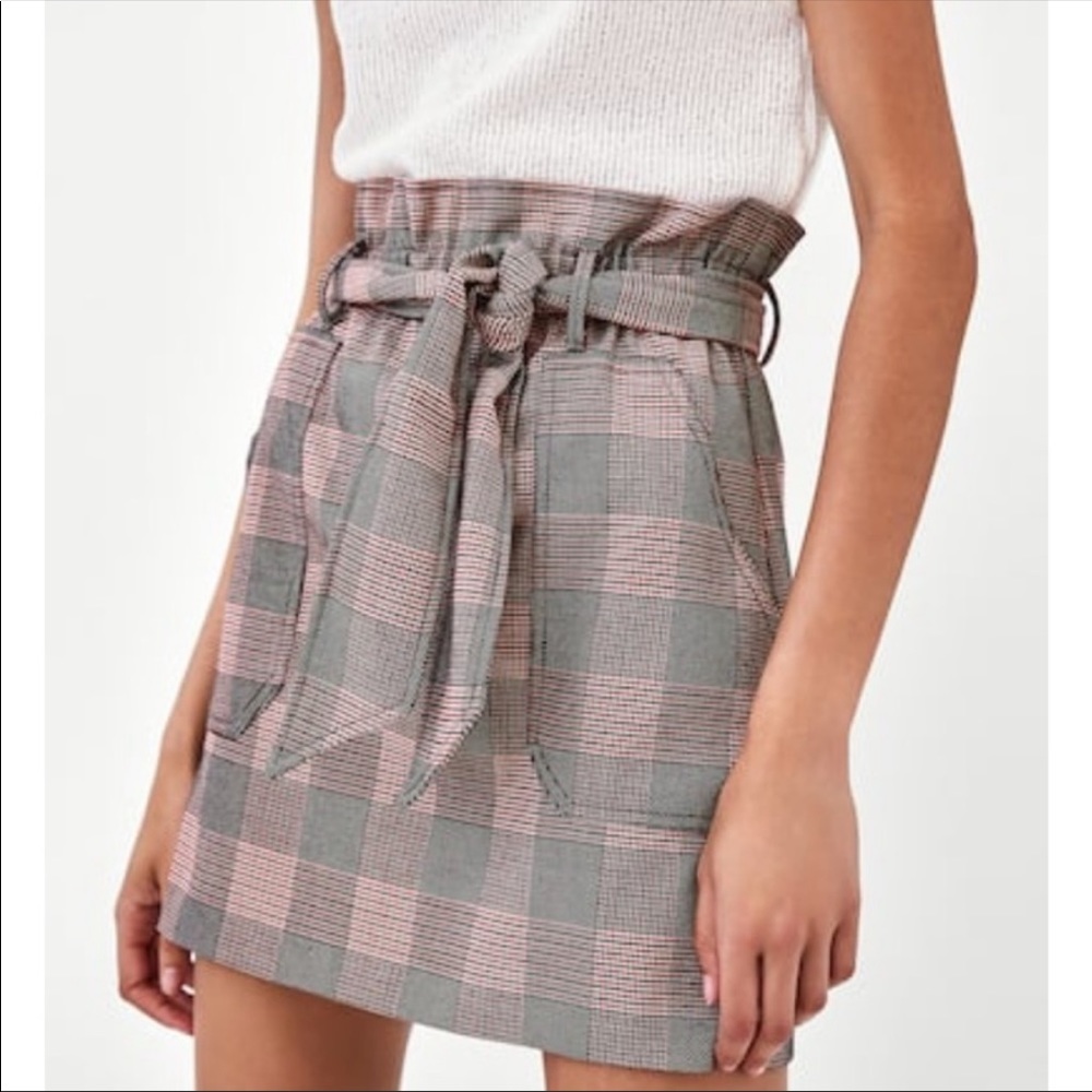 Zara Skirt with belt tie
